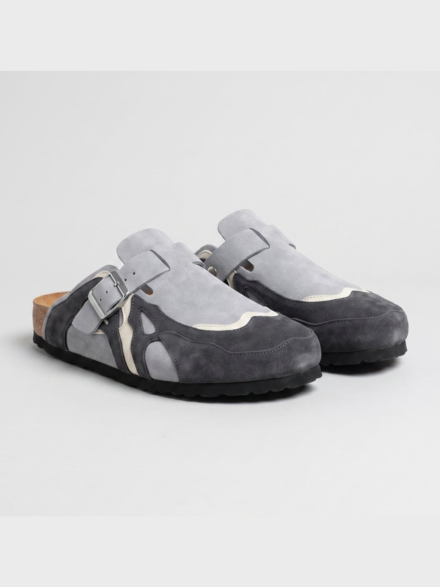 Faliste chodaki - DCRB Wavey Clogs - Ash Grey