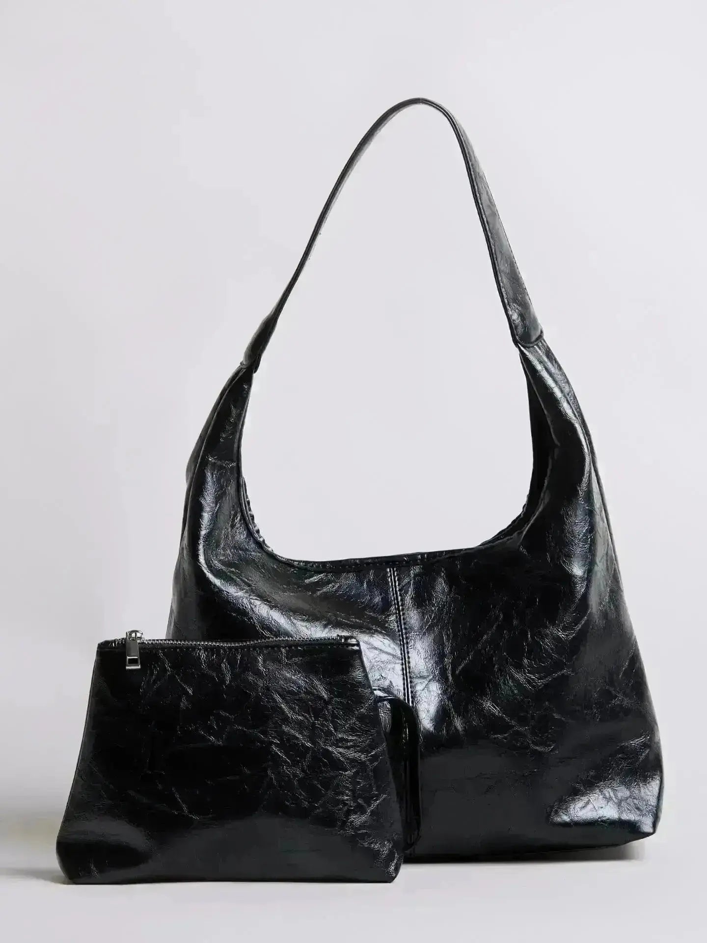 SKARLET | Postarzana Skórzana Torba Shopper