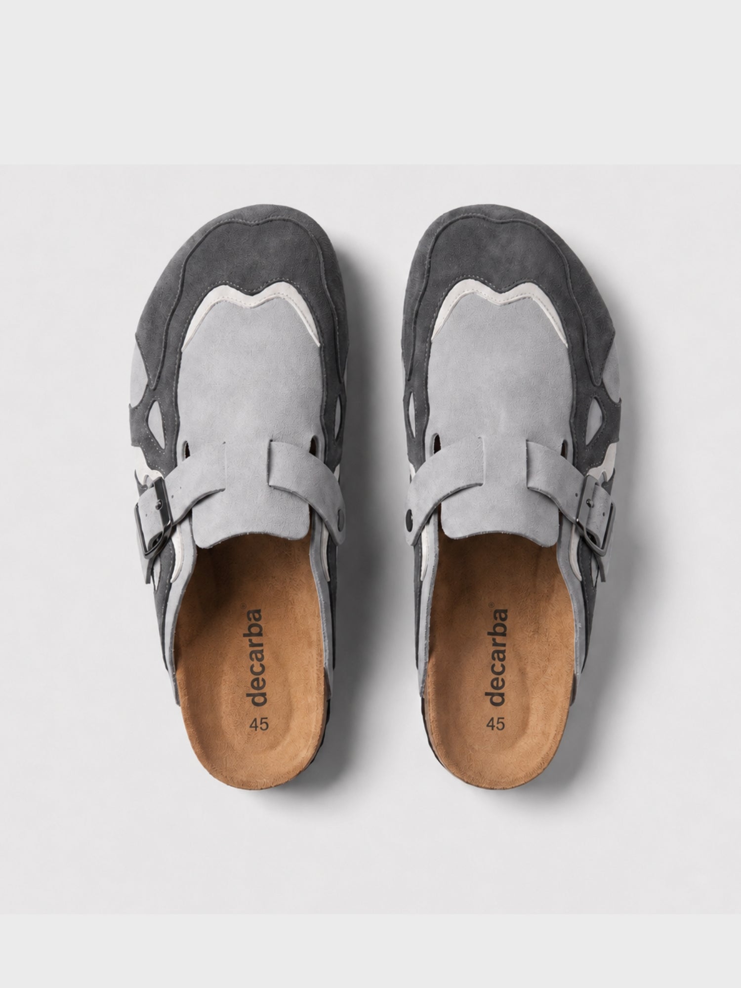 Faliste chodaki - DCRB Wavey Clogs - Ash Grey