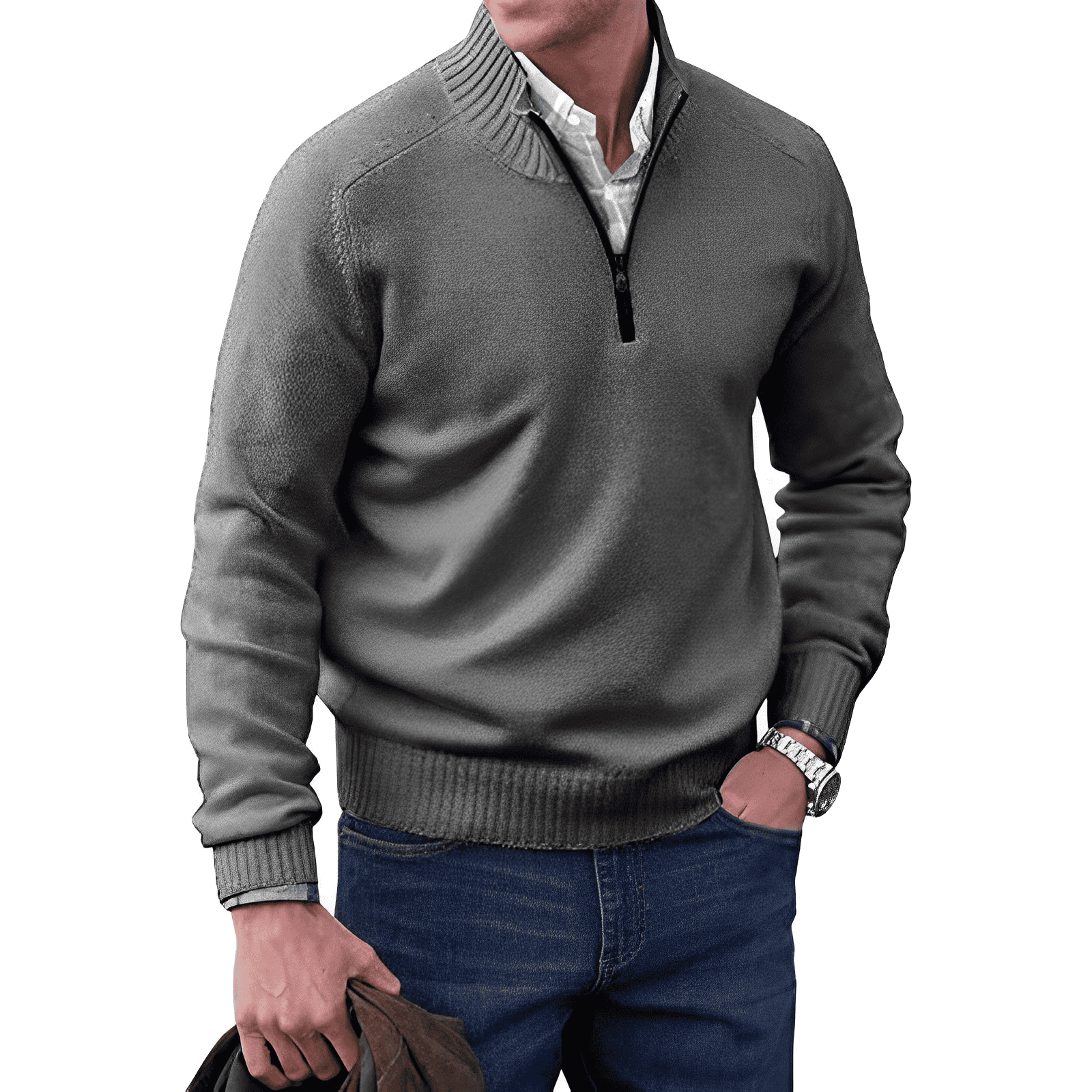 Modern Zip Sweater