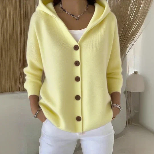 Hanna – Modny sweter z kapturem