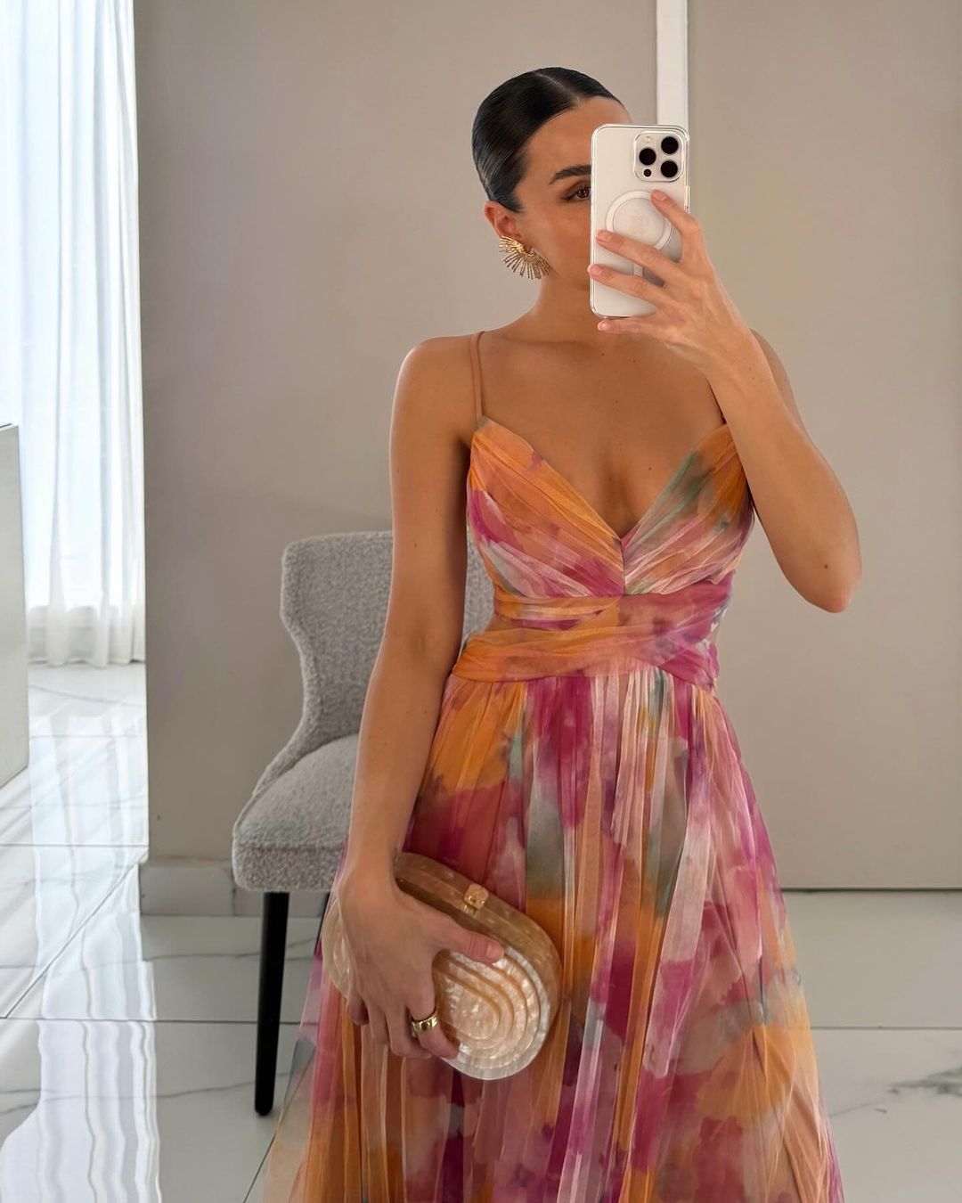 Izabela | Zachwycająca Maxi Sukienka w Kwiaty