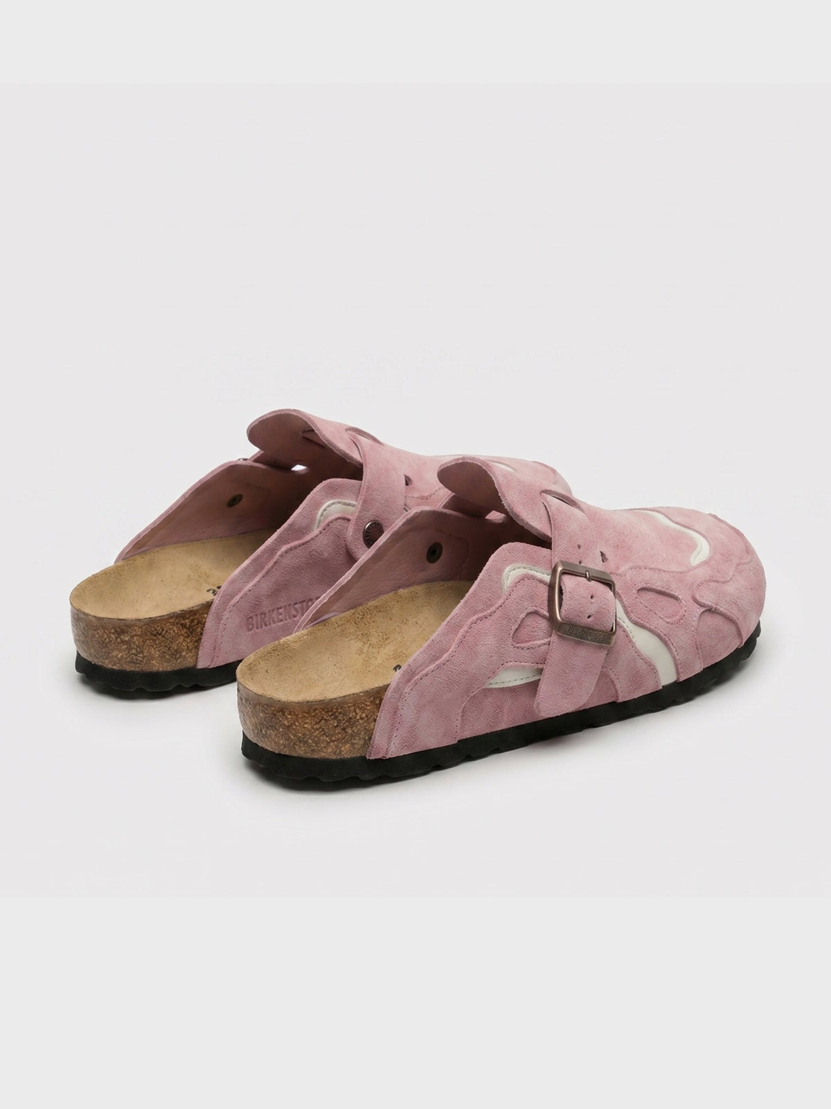 Faliste chodaki - DCRB Wavey Clogs - Dusty Pink