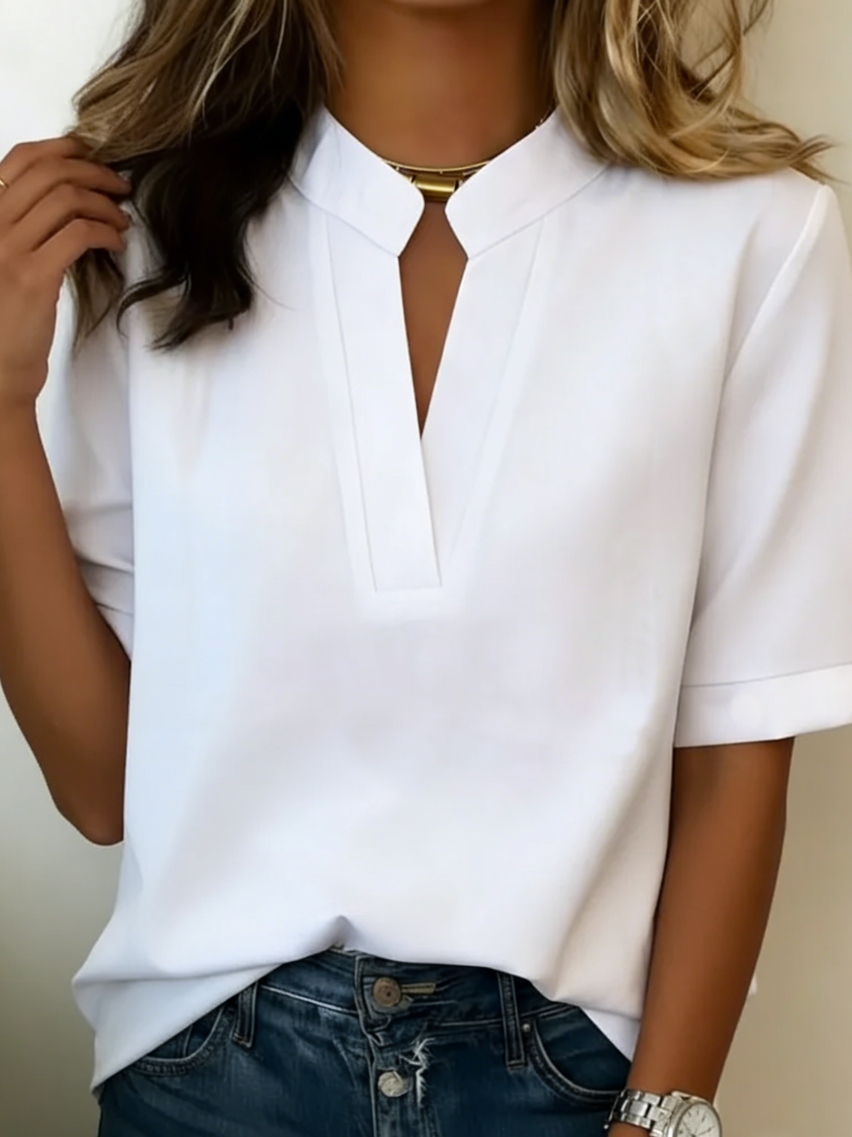Zamoyskimoda | Elegancka koszulka z krótkim rękawem (TYLKO TERAZ 1+1 GRATIS!)