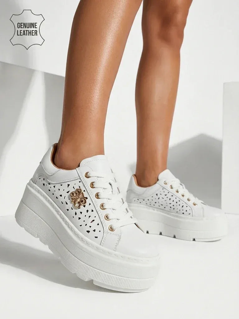 Sneakersy Sportowe Atelle Skórzane