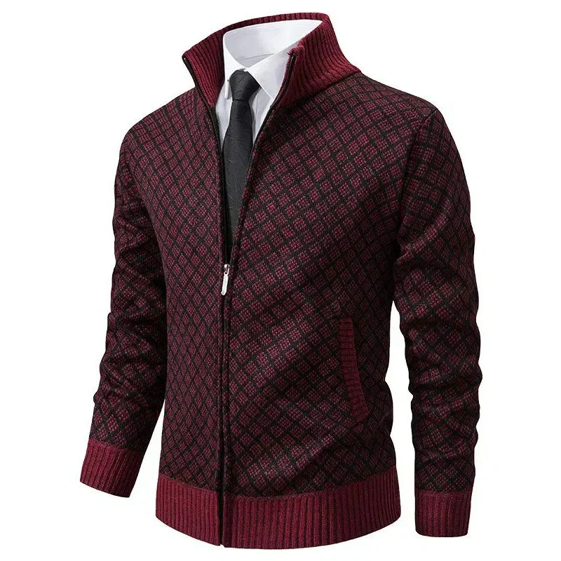 Luxury casual men's cardigan