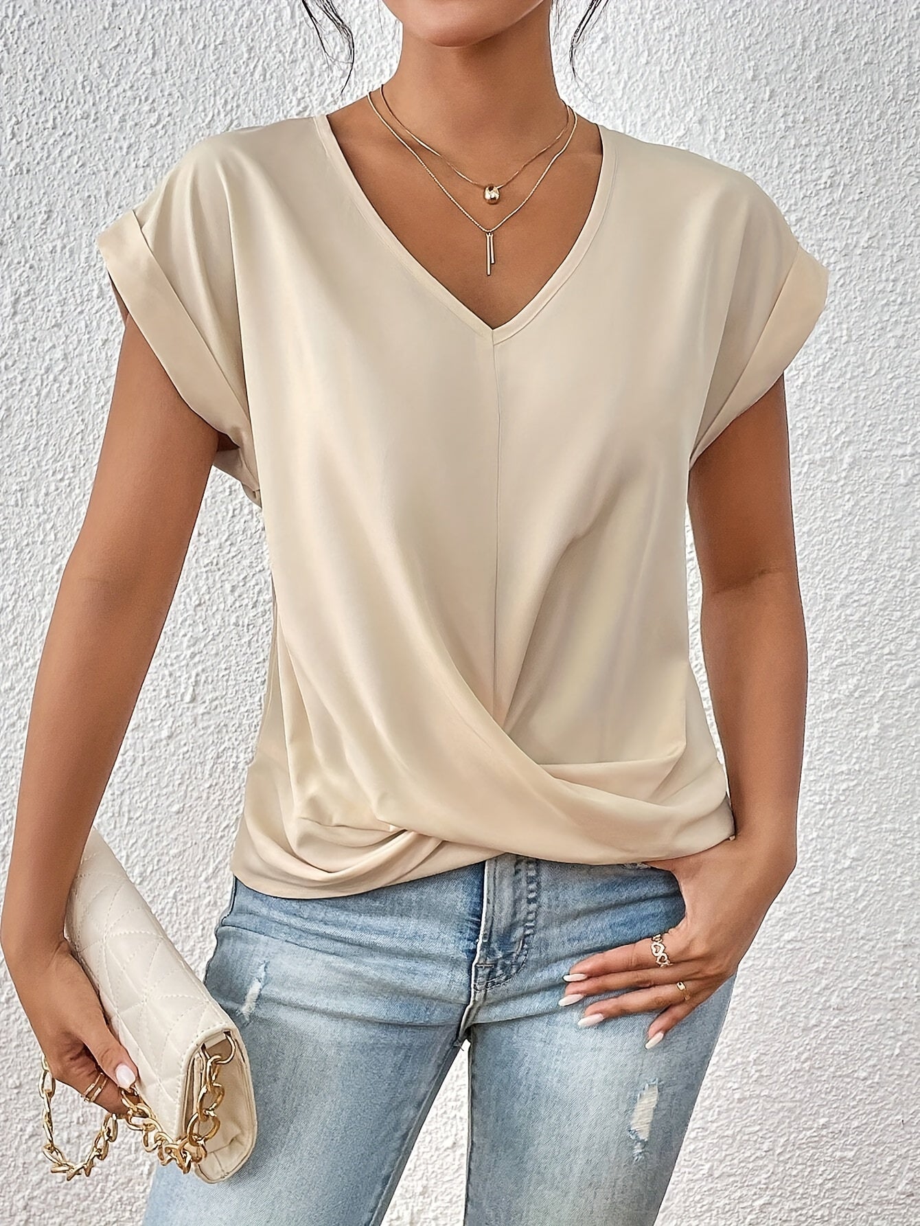 Van Elst Mode® | Comfortabel T-shirt met elegante halslijn