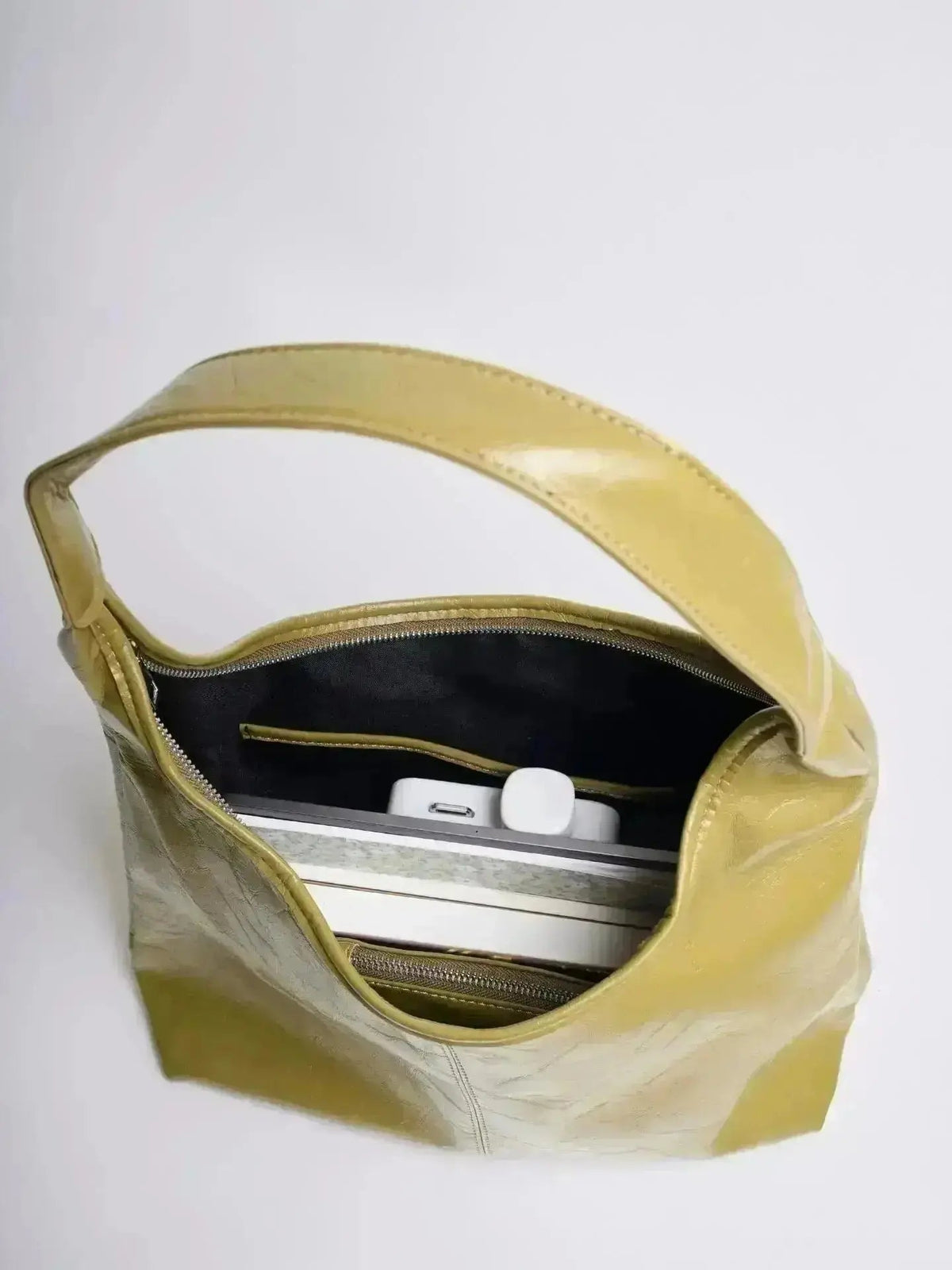 SKARLET | Postarzana Skórzana Torba Shopper