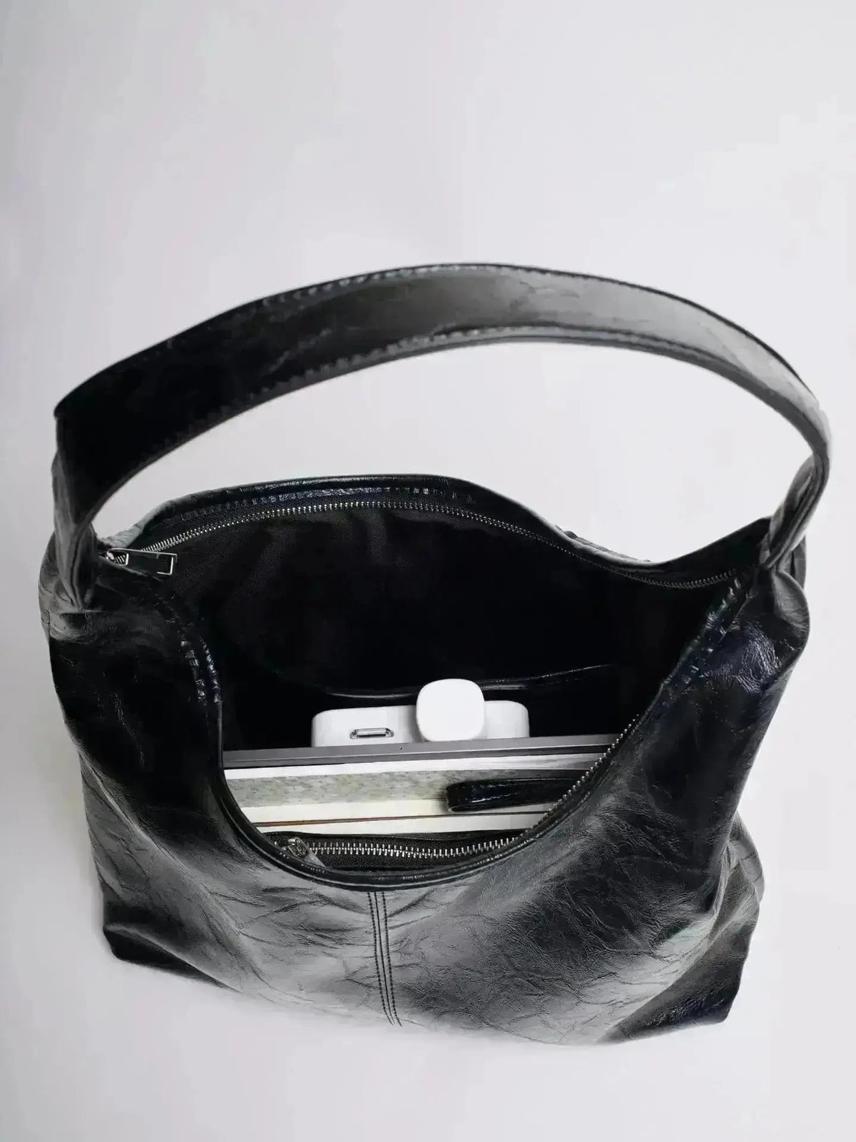 SKARLET | Postarzana Skórzana Torba Shopper