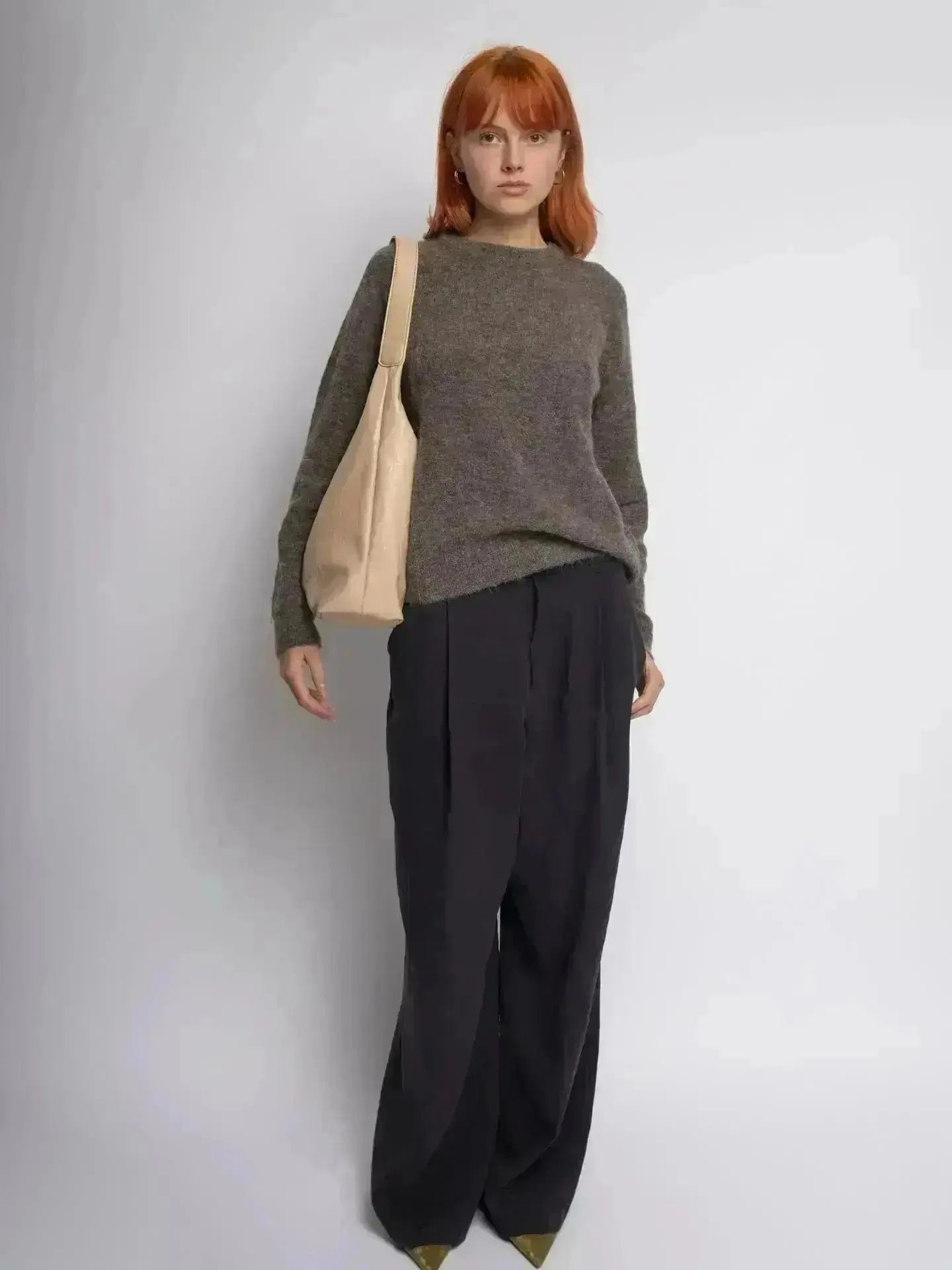 SKARLET | Postarzana Skórzana Torba Shopper