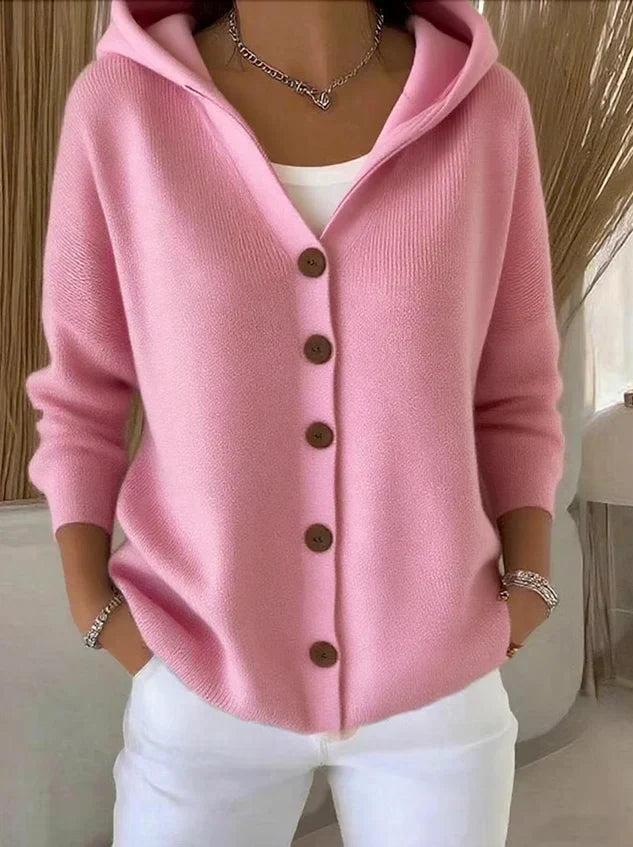 Hanna – Modny sweter z kapturem