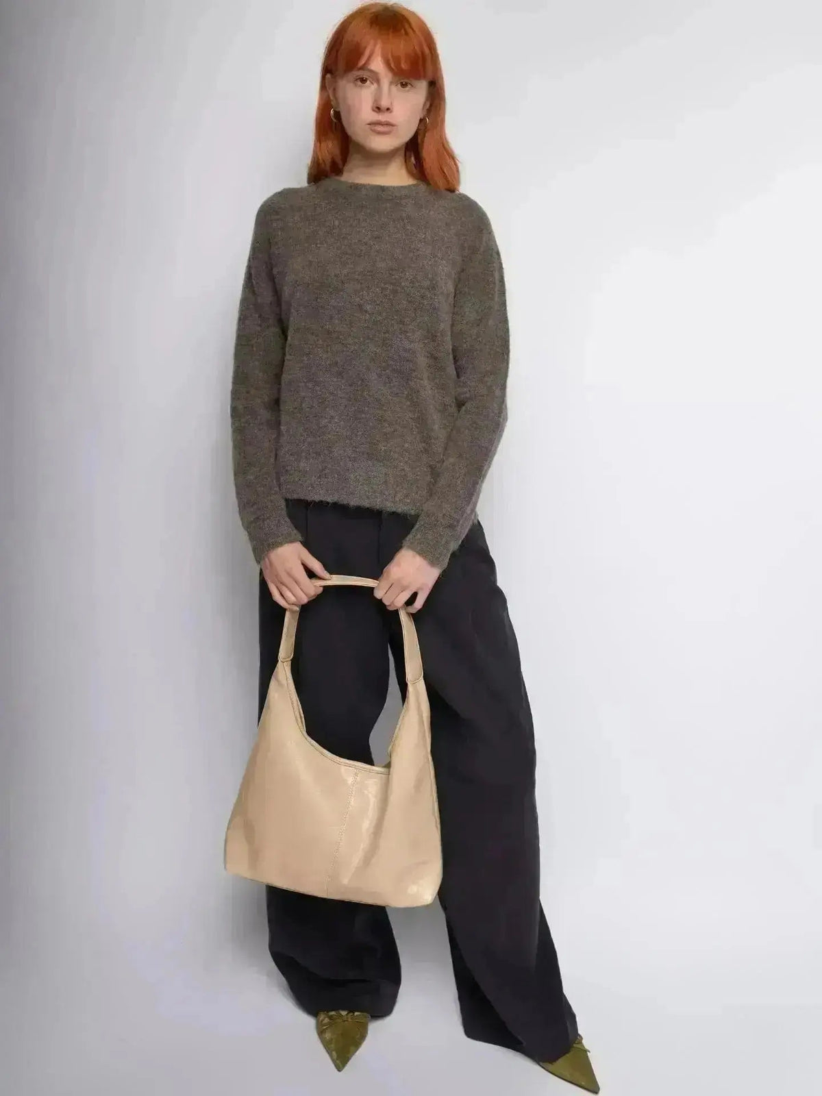 SKARLET | Postarzana Skórzana Torba Shopper