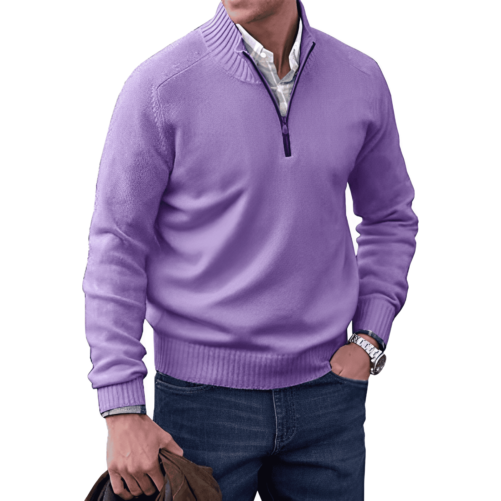 Modern Zip Sweater