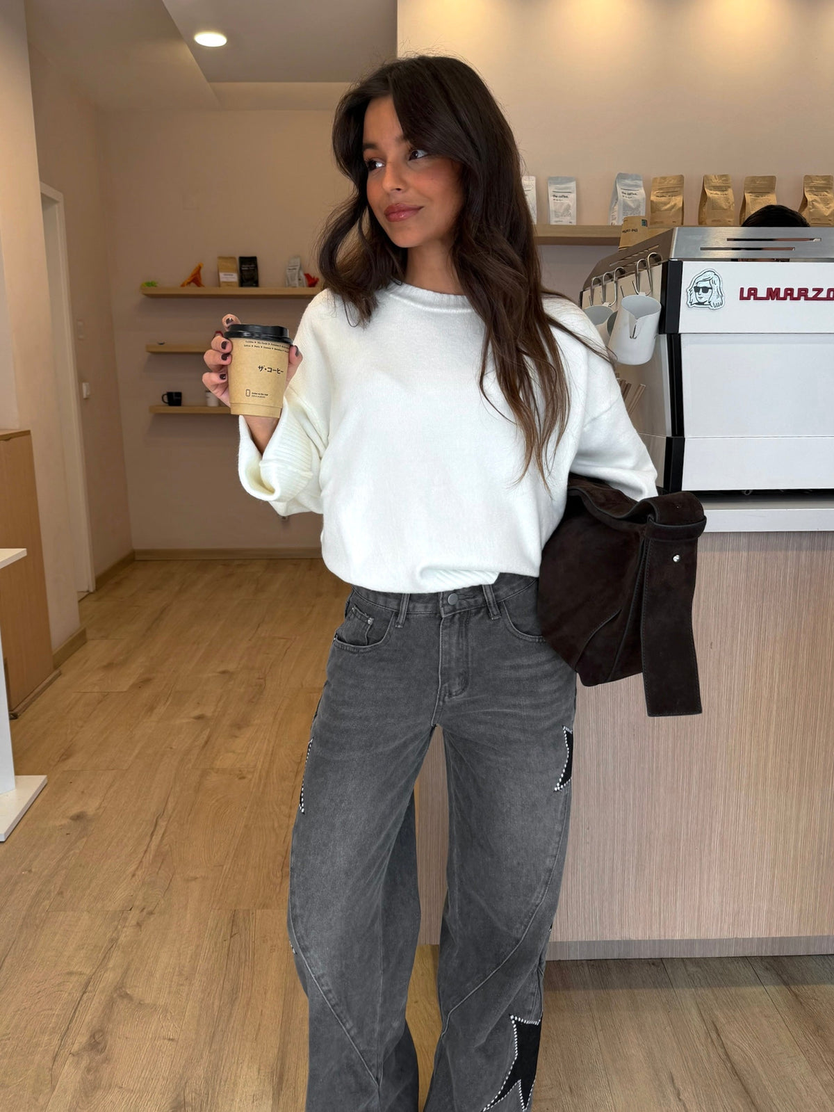 Jeansy Star Denim w kolorze szarym