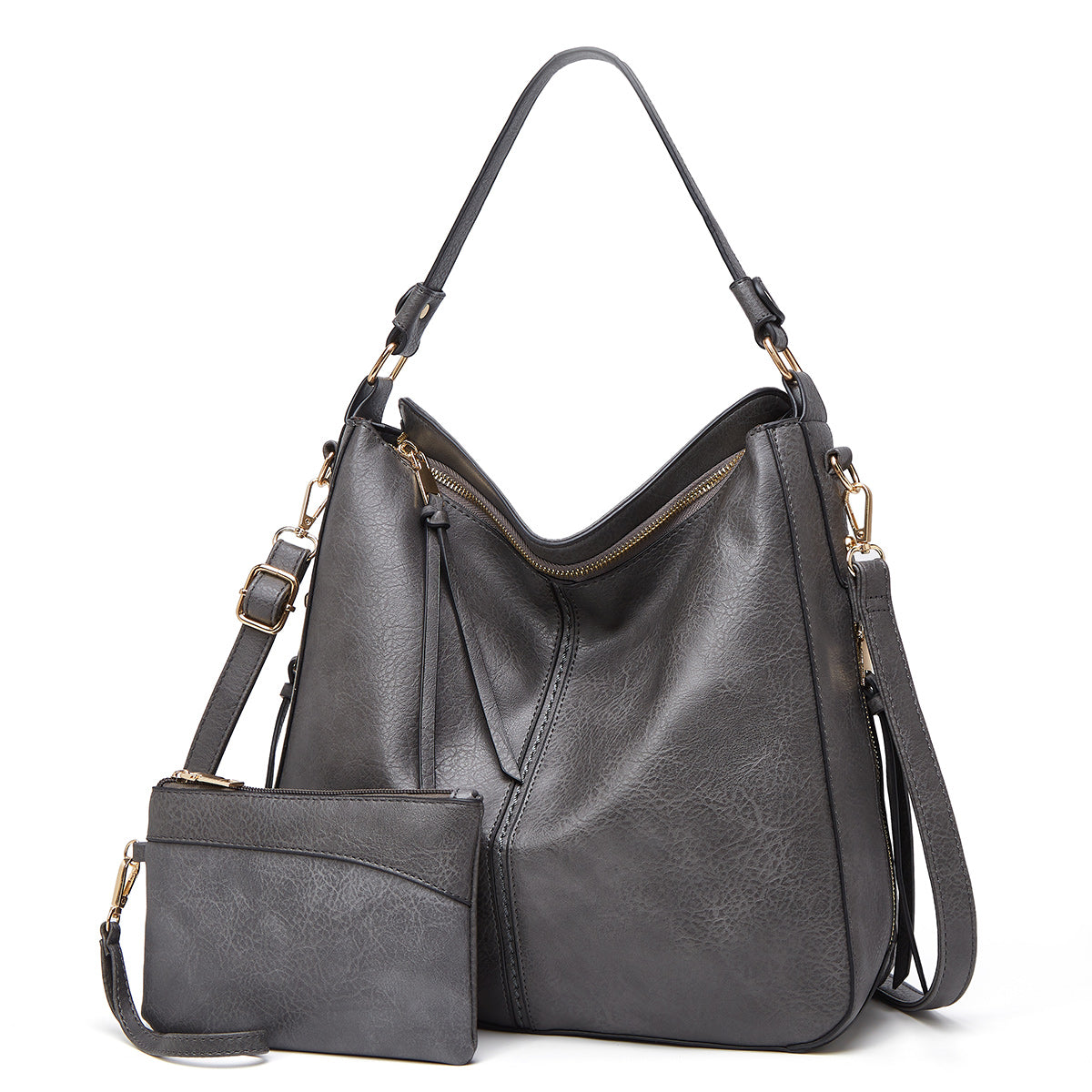 NELA | Elegancka torebka hobo z regulowanym paskiem