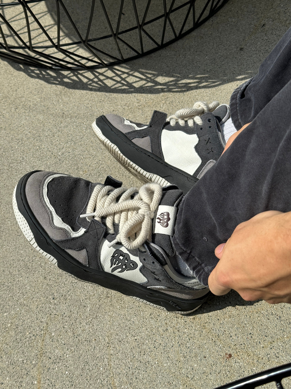 Sneakersy Retro w Serca