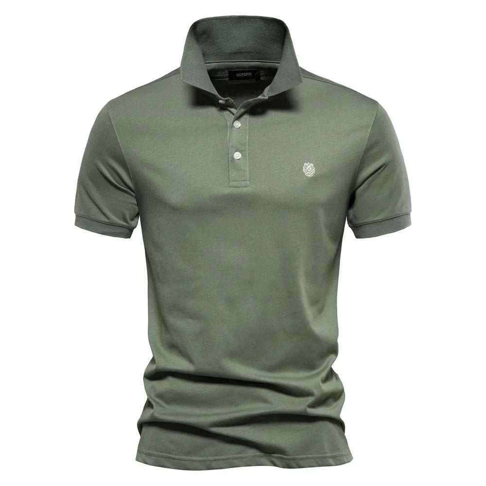 Stylowa bawełniana koszulka polo