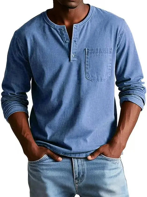 Vintage Button Denim Shirt