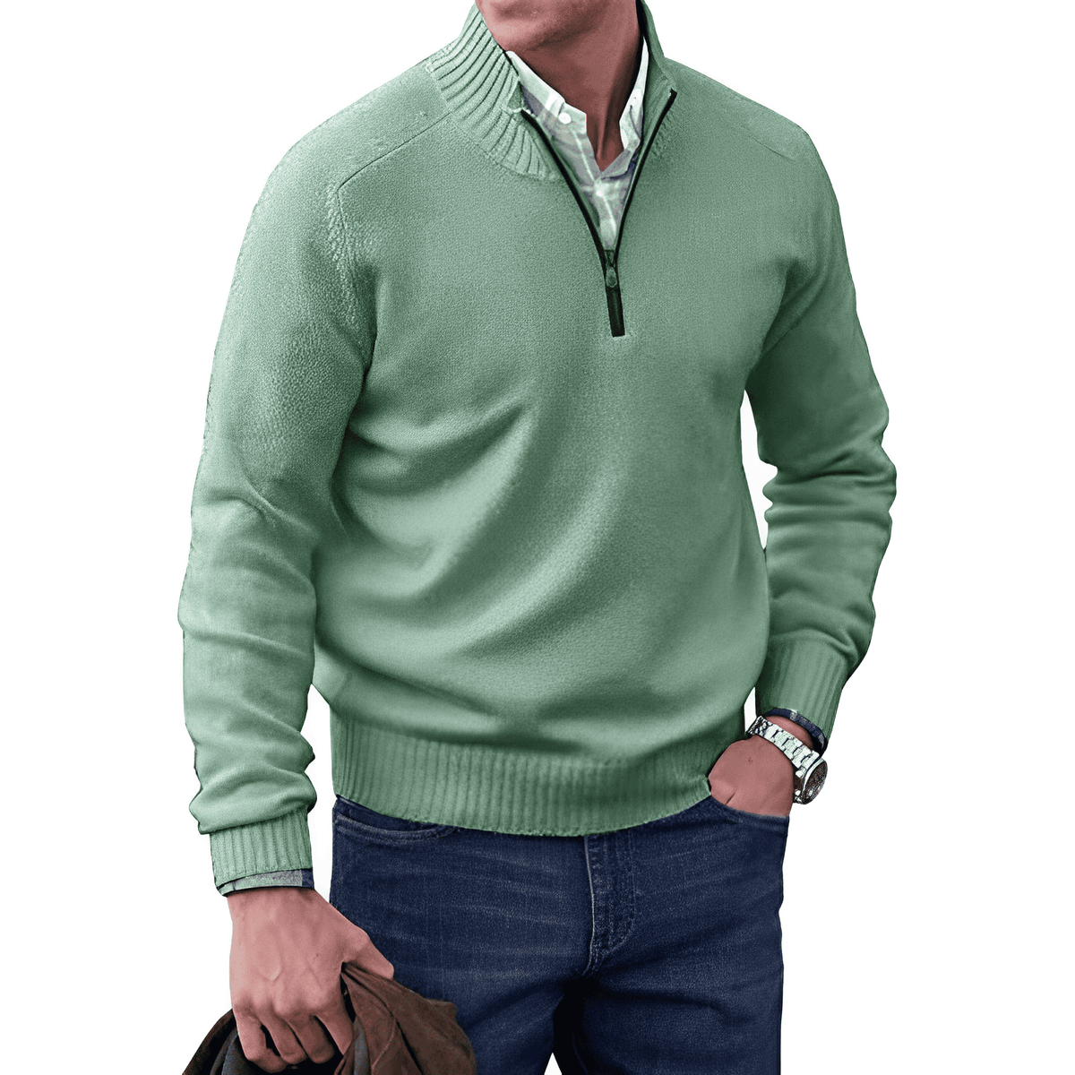 Modern Zip Sweater