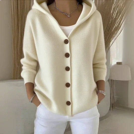 Hanna – Modny sweter z kapturem