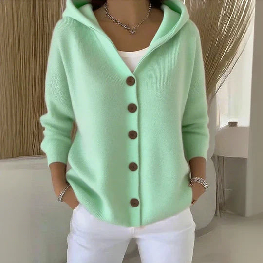 Hanna – Modny sweter z kapturem
