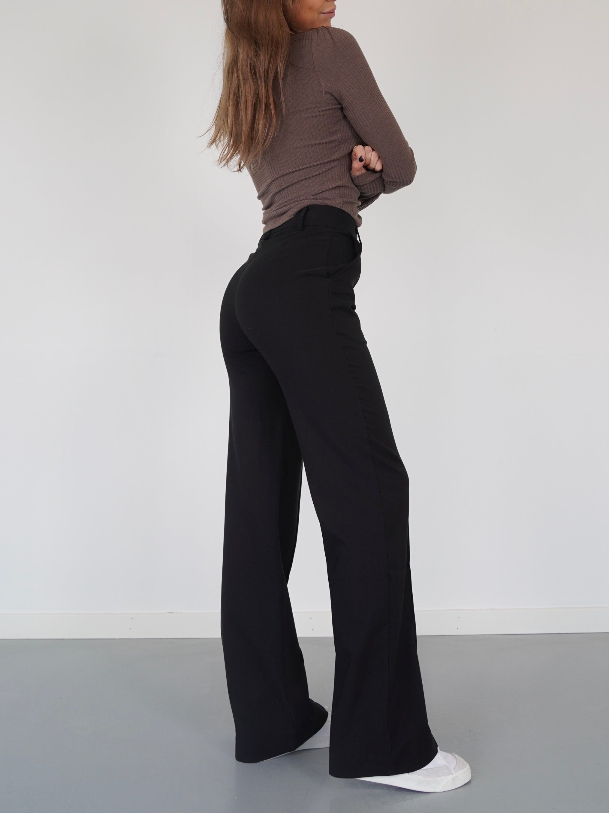 Vera Wide spodnie – Czarne