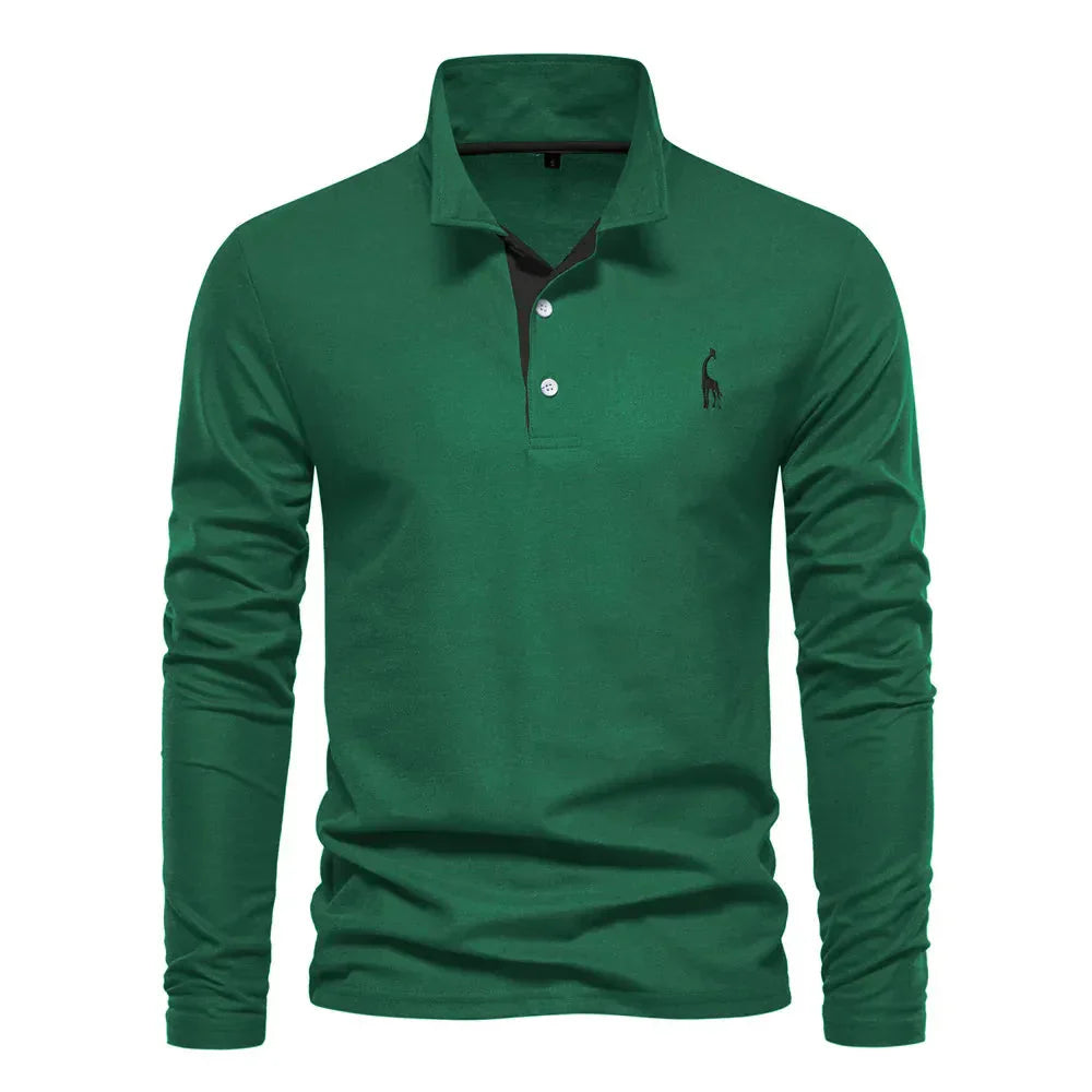Long-Sleeved Polo
