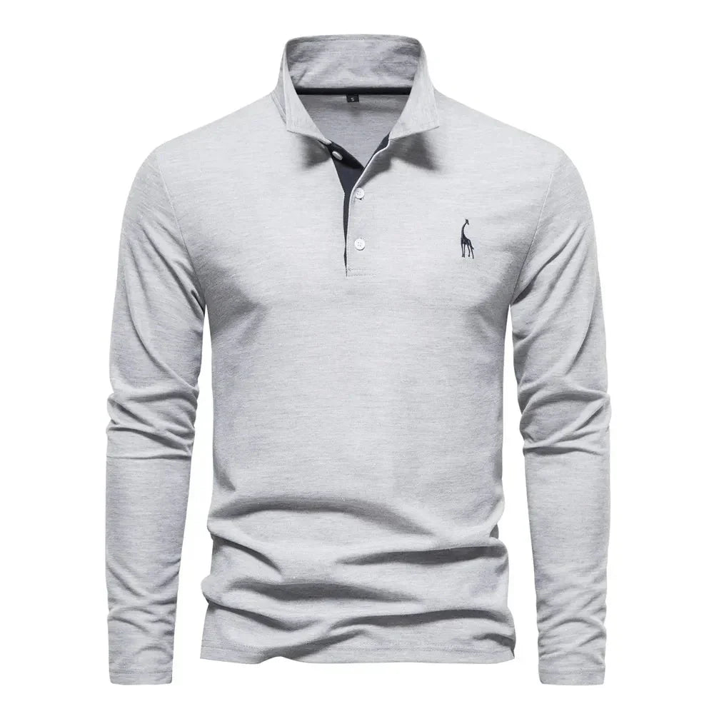 Long-Sleeved Polo