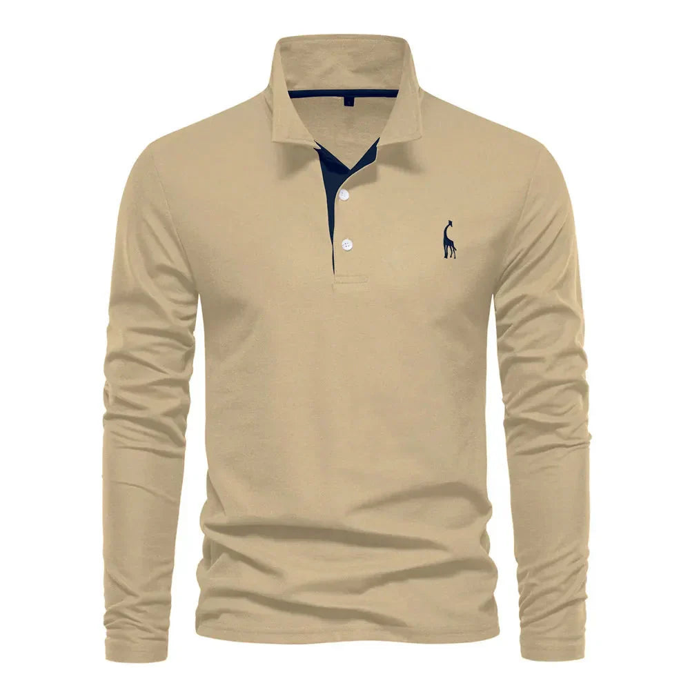 Long-Sleeved Polo