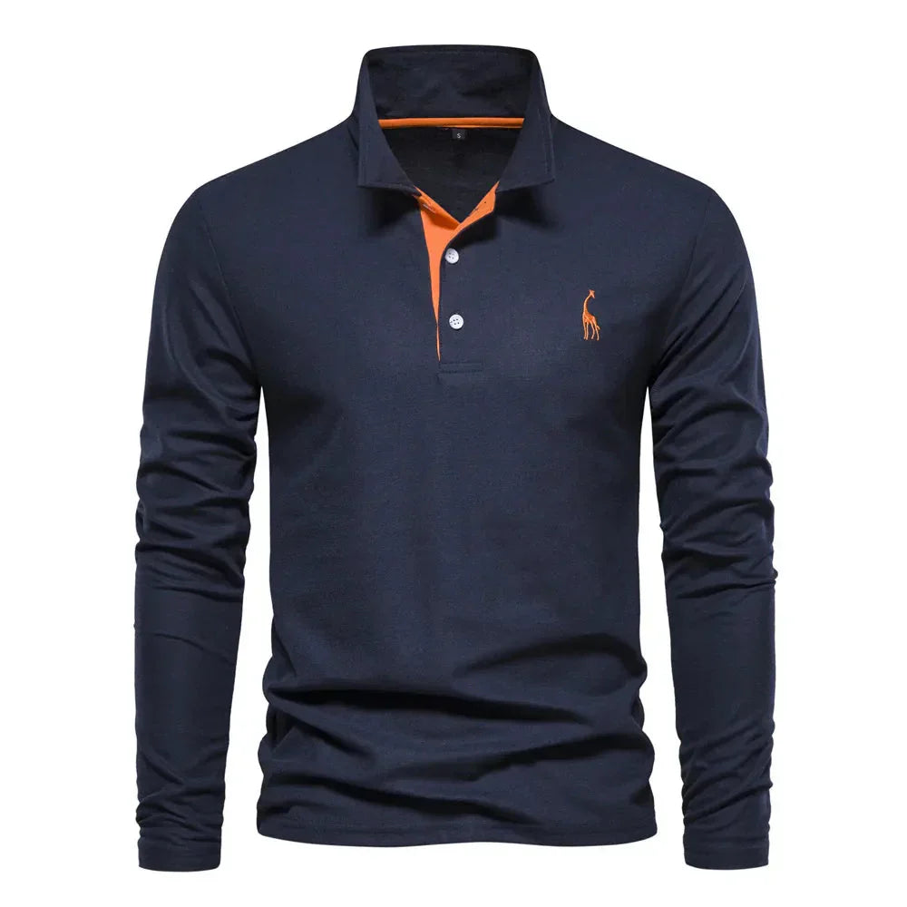 Long-Sleeved Polo
