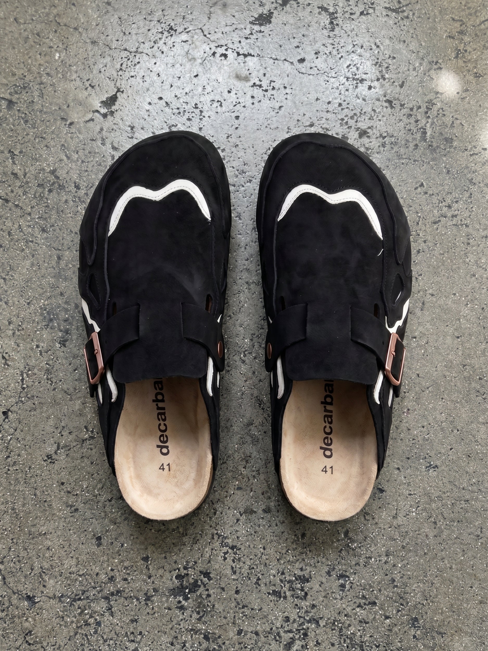 Faliste chodaki - DCRB Wavey Clogs - Black
