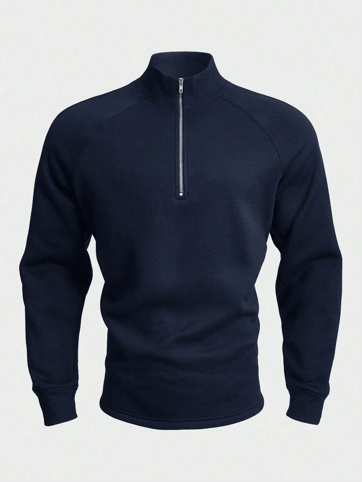 Zip-up with half zipper