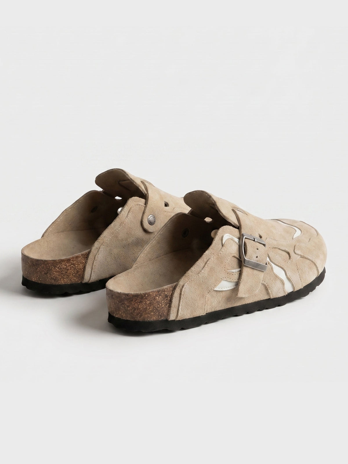 Faliste chodaki - DCRB Wavey Clogs - Beige