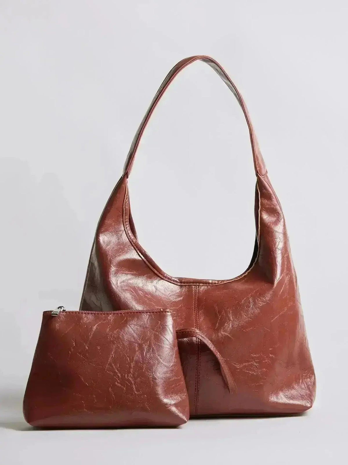 SKARLET | Postarzana Skórzana Torba Shopper