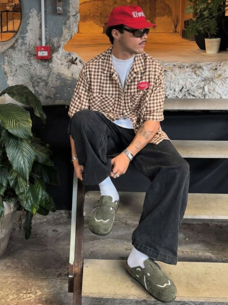 Faliste chodaki - DCRB Wavey Clogs - Grey
