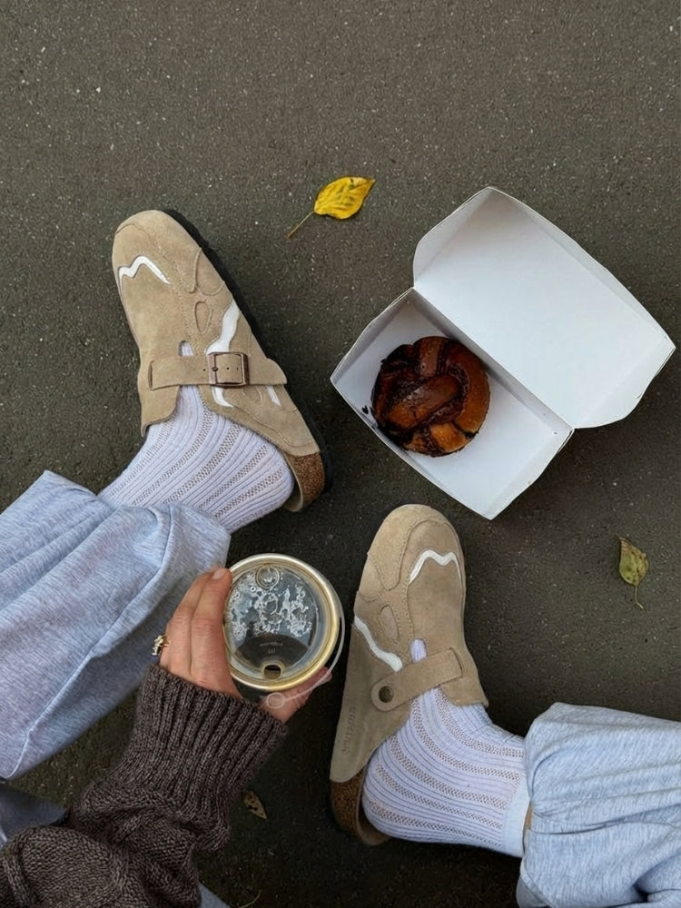 Faliste chodaki - DCRB Wavey Clogs - Army Green