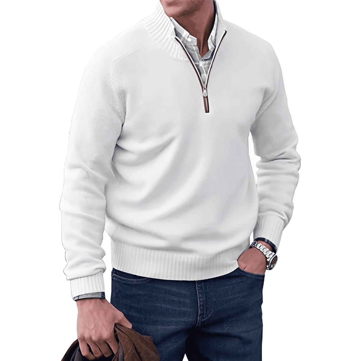 Modern Zip Sweater