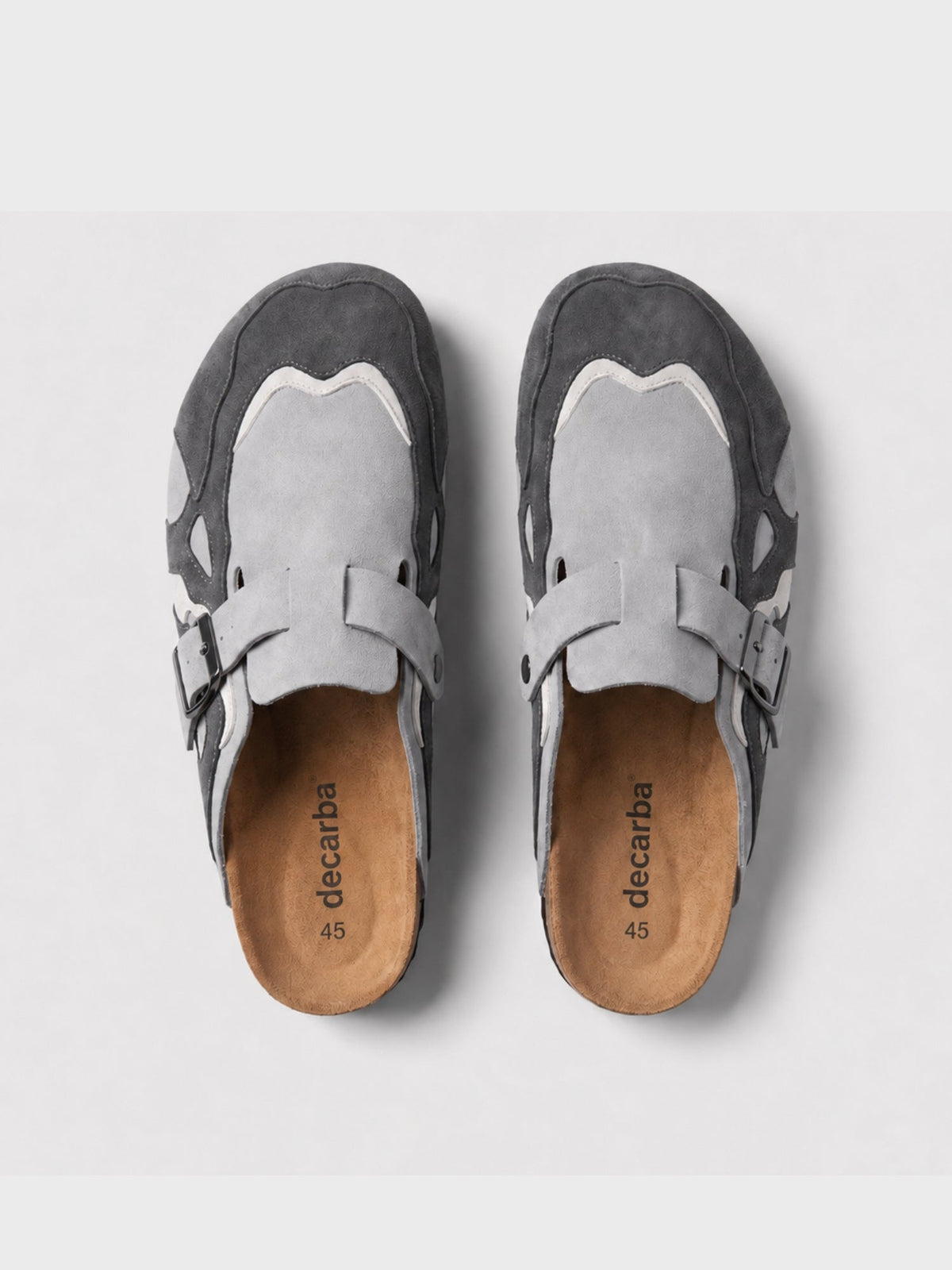 Faliste chodaki - DCRB Wavey Clogs - Ash Grey