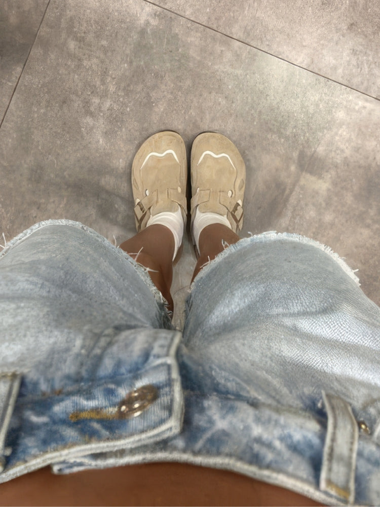 Faliste chodaki - DCRB Wavey Clogs - Army Green