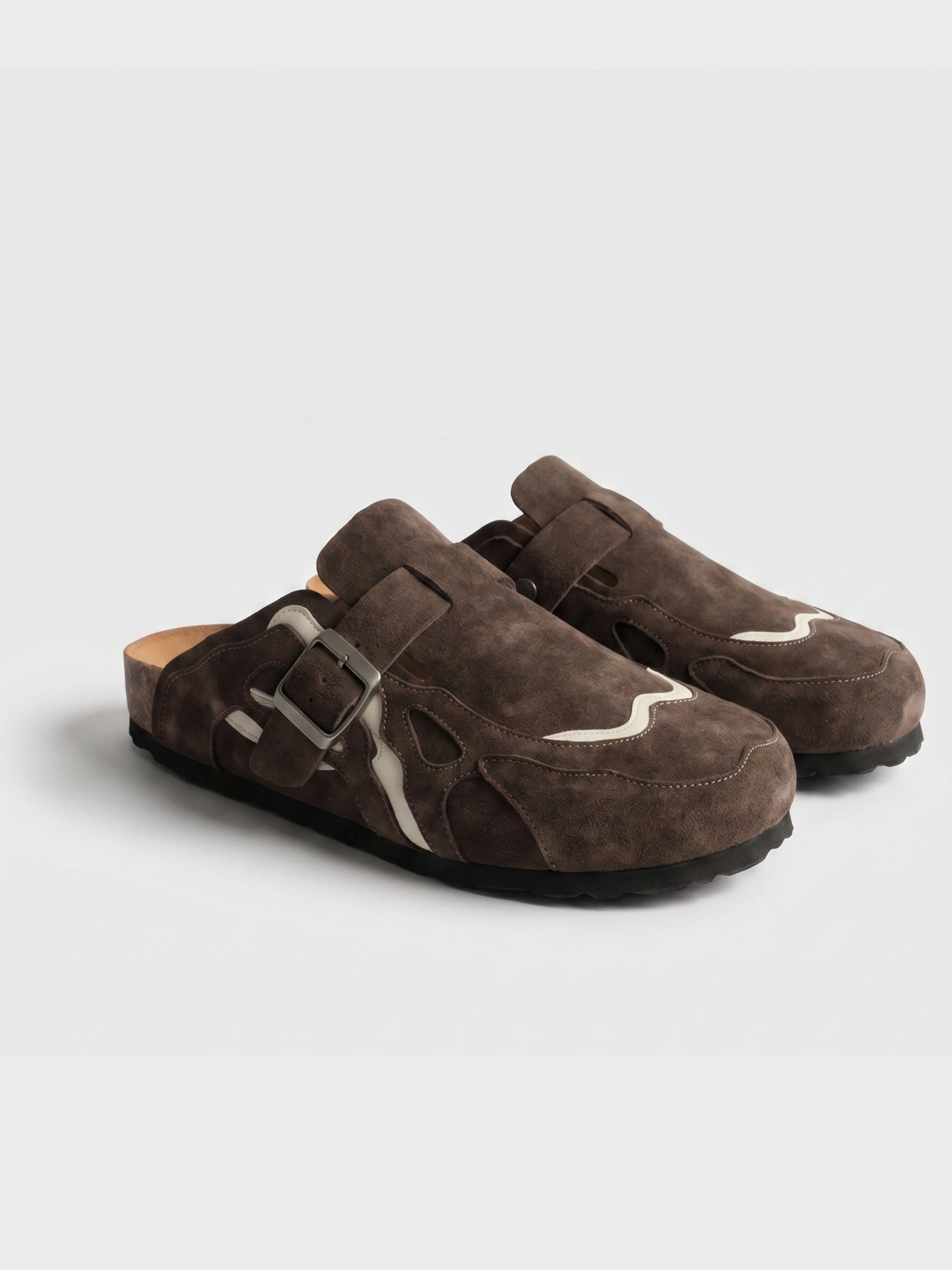 Faliste chodaki -DCRB Wavey Clogs - Mocha