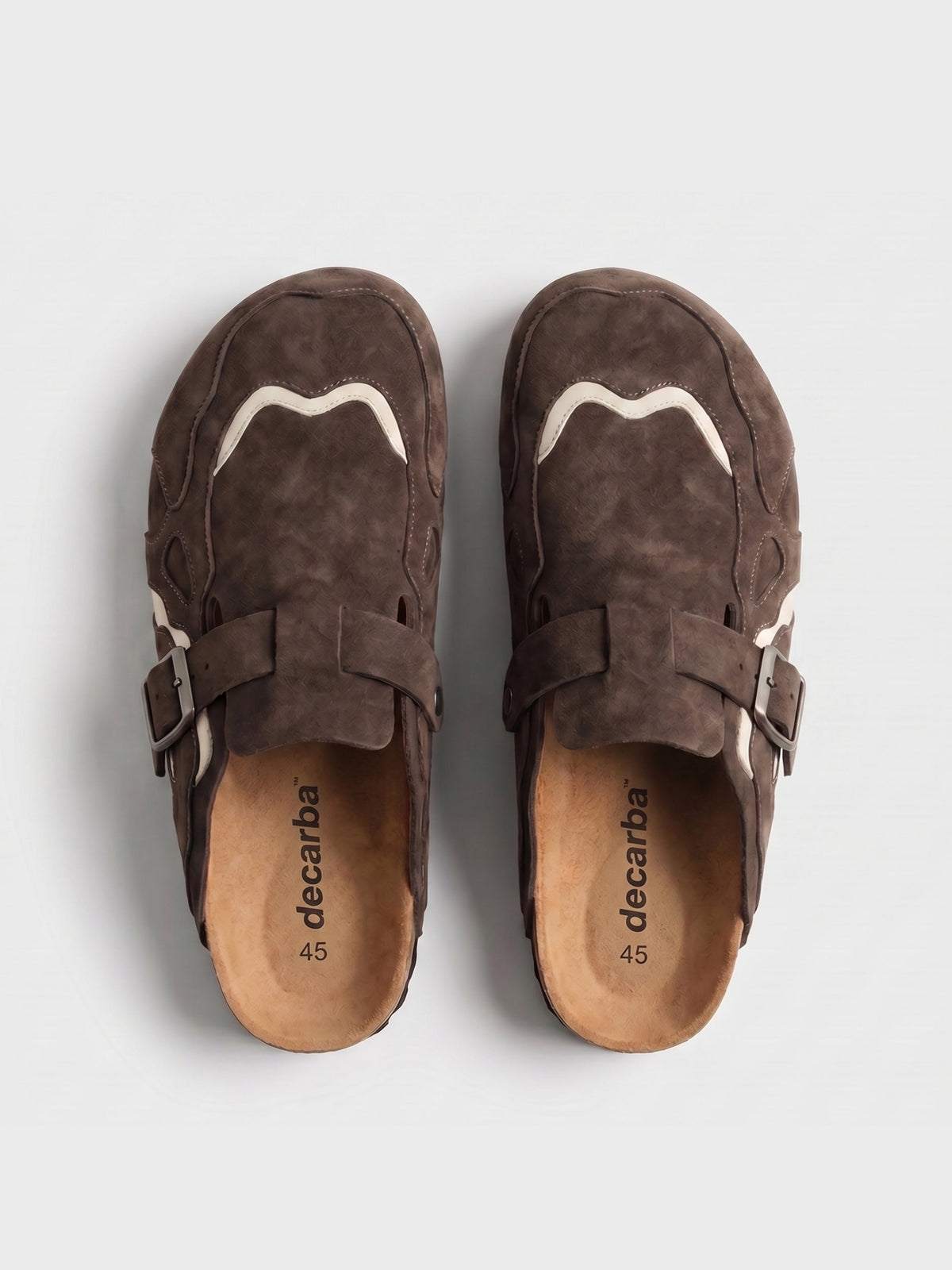 Faliste chodaki -DCRB Wavey Clogs - Mocha