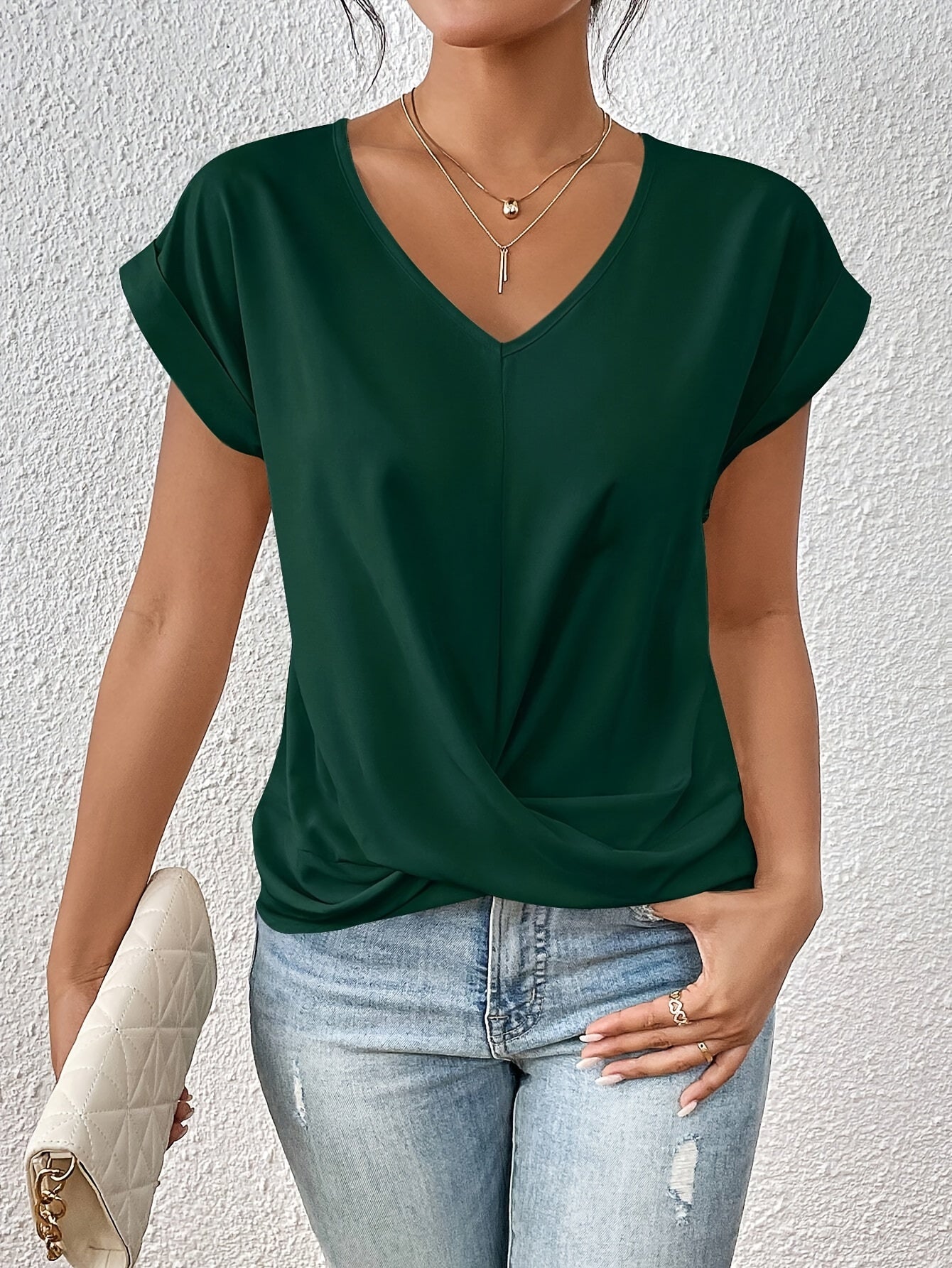 Van Elst Mode® | Comfortabel T-shirt met elegante halslijn