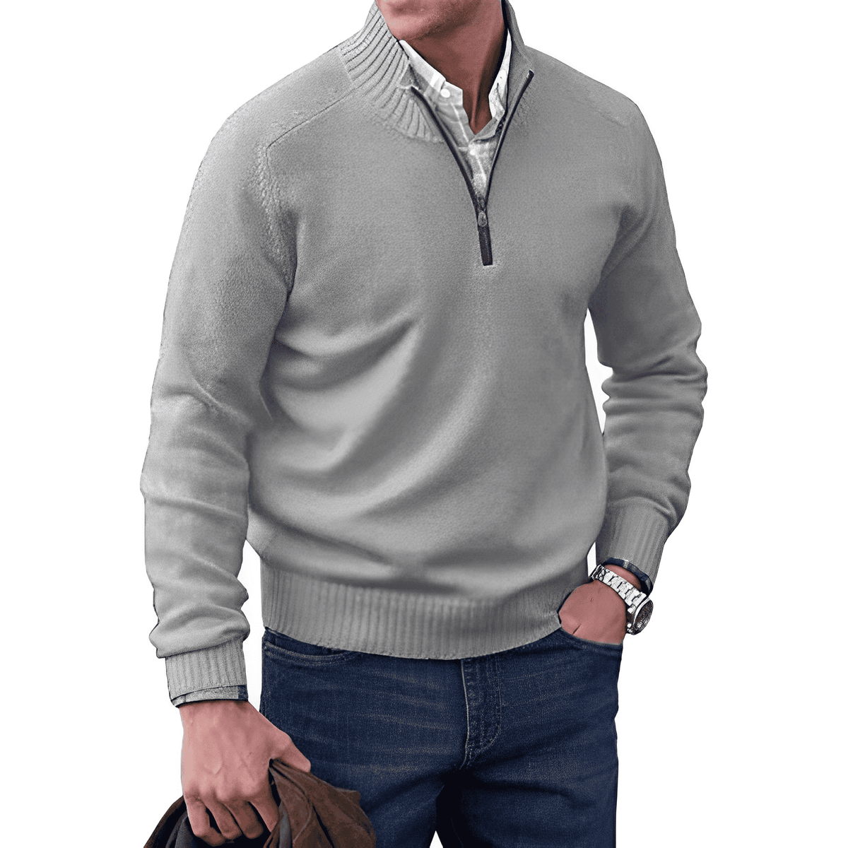 Modern Zip Sweater
