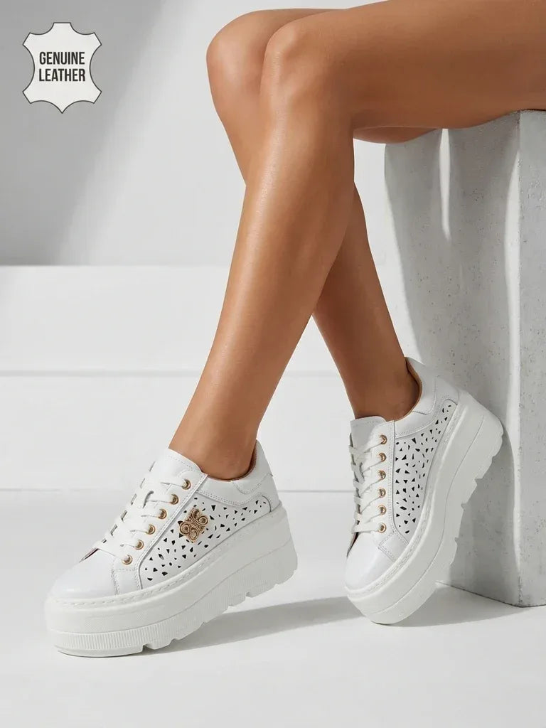 Sneakersy Sportowe Atelle Skórzane