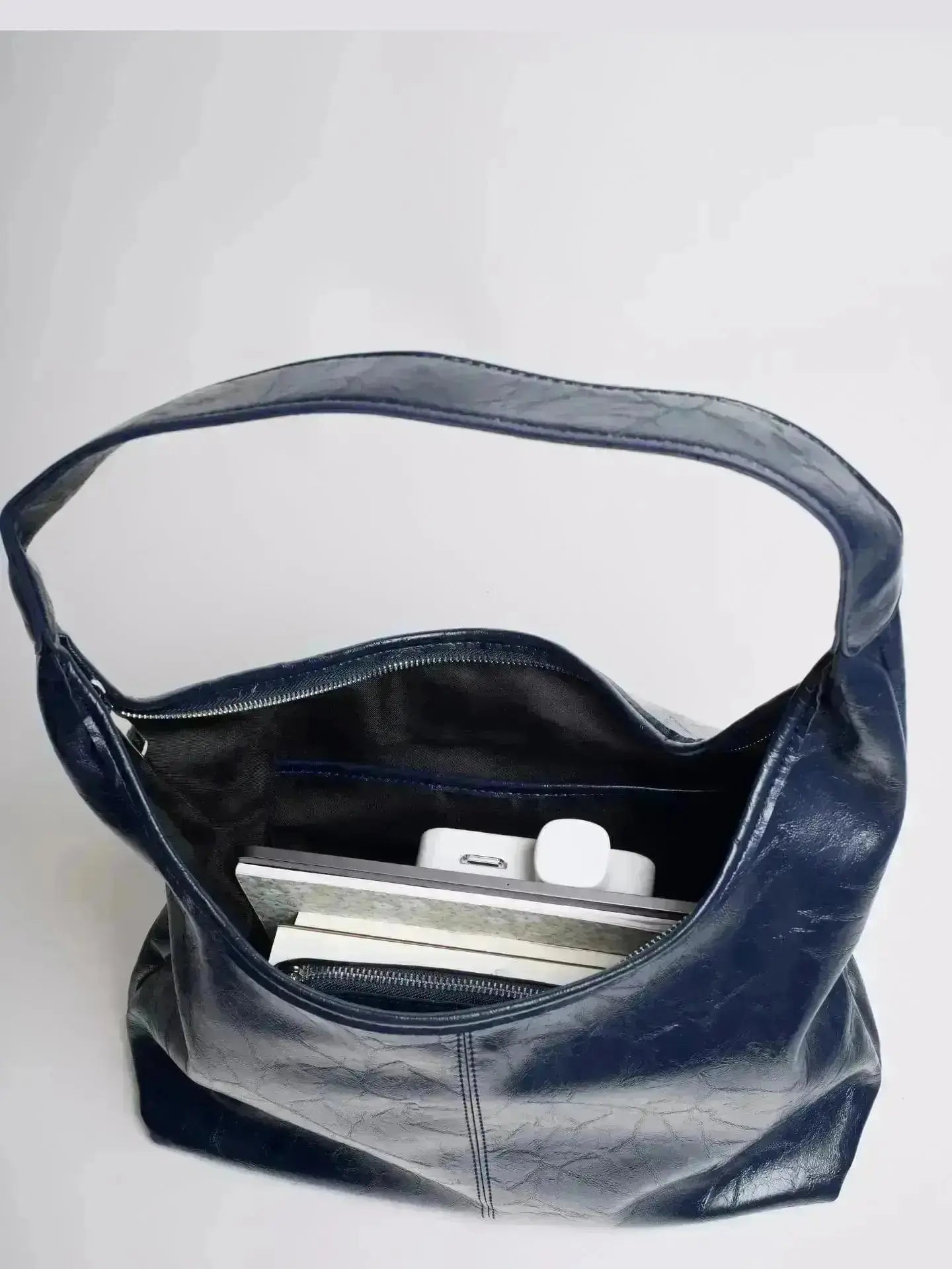 SKARLET | Postarzana Skórzana Torba Shopper