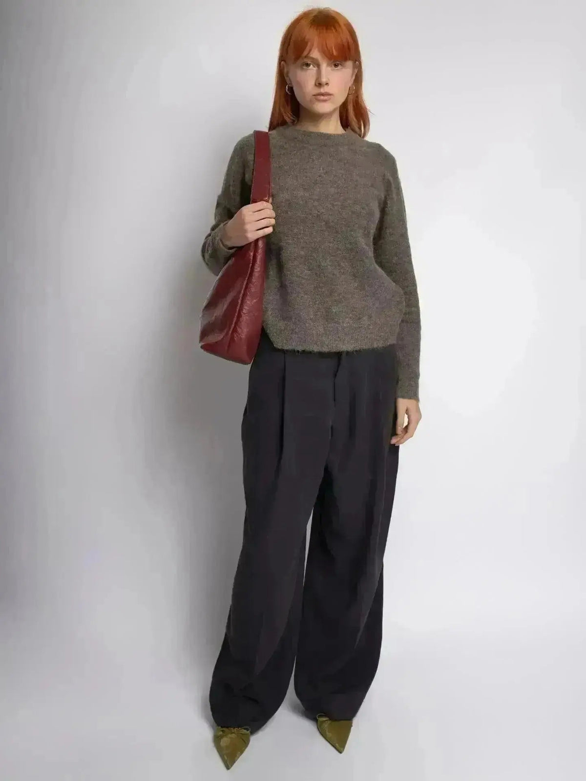 SKARLET | Postarzana Skórzana Torba Shopper