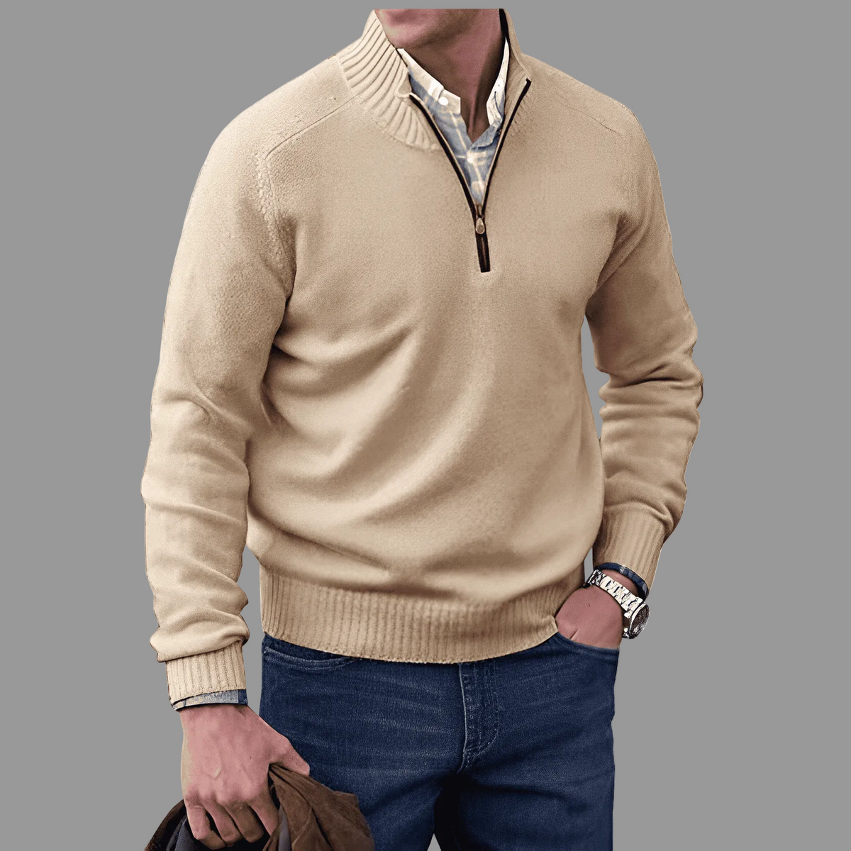 Modern Zip Sweater