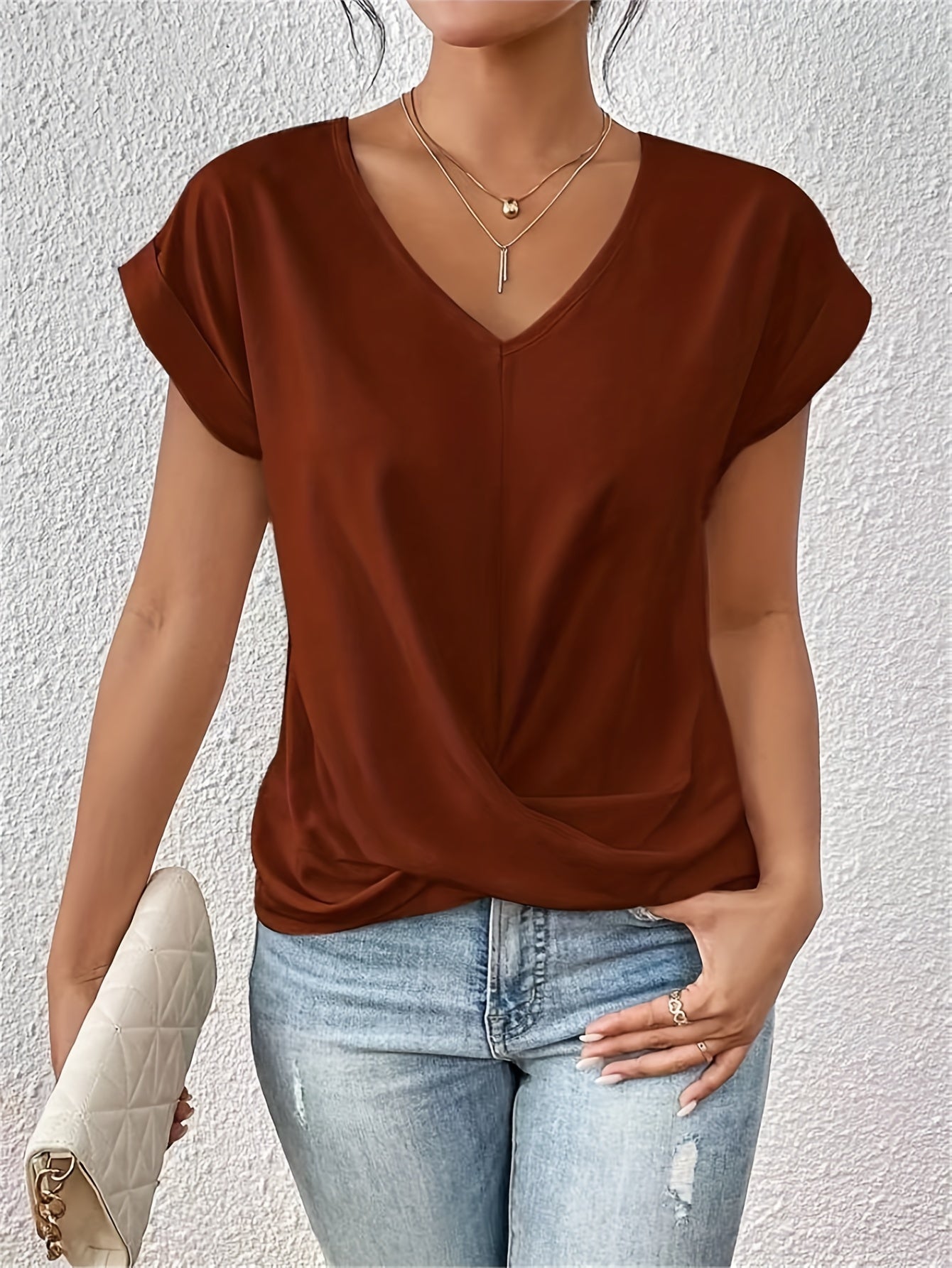 Van Elst Mode® | Comfortabel T-shirt met elegante halslijn
