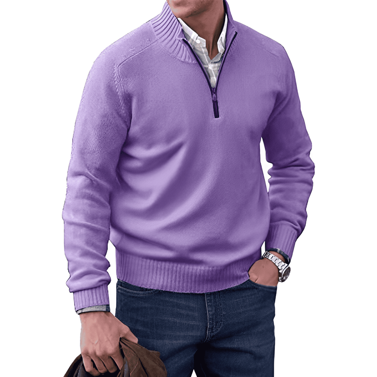 Modern Zip Sweater