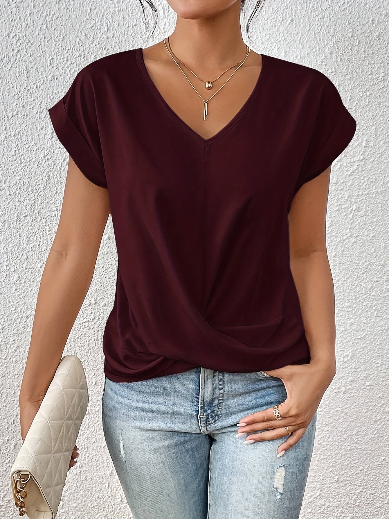 Van Elst Mode® | Comfortabel T-shirt met elegante halslijn